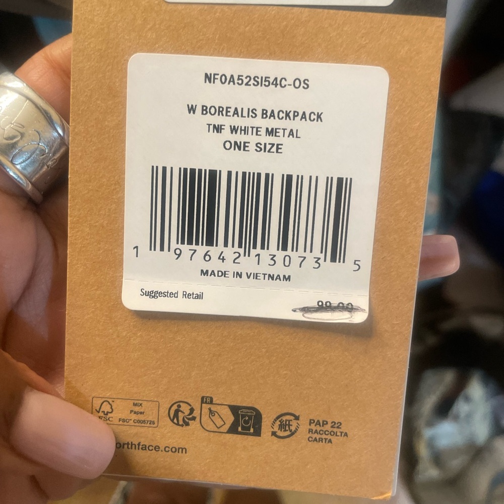 The North Face Light Gray Women's Backpack - Picture 5 of 13